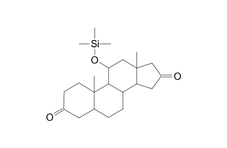 5.ALPHA.-ANDROSTAN-11.ALPHA.-OL-3,16-DIONE(11.ALPHA.-TRIMETHYLSILYL ETHER)