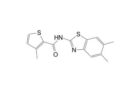 N-(5,6-dimethyl-1,3-benzothiazol-2-yl)-3-methyl-2-thiophenecarboxamide