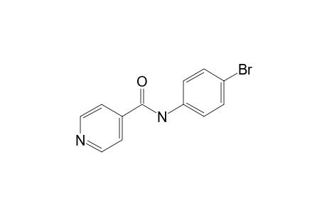 Isonicotinamide, N-(4-bromophenyl)-