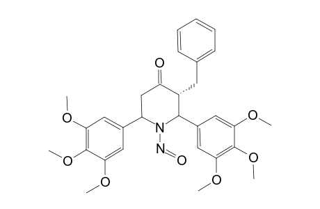 (E)-N-NITROSO-T(3)-BENZYL-R(2),C(6)-BIS-(3,4,5-TRIMETHOXYPHENYL)-PIPERIDIN-4-ONE