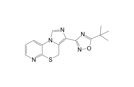 3-[5'-(t-Butyl)-1',2',4'-oxadiazol-3'-yl]-4H-imidazo[1,5-d]pyrido[2,3-b]-(1,4)-thiazine