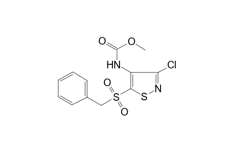 (3-Chloro-5-phenylmethanesulfonyl-isothiazol-4-yl)-carbamic acid methyl ester