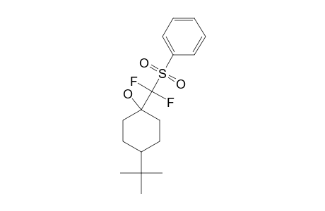 TRANS-4-TERT.-BUTYL-1-(BENZENESULFONYL)-DIFLUOROMETHYLCYCLOHEXANOL