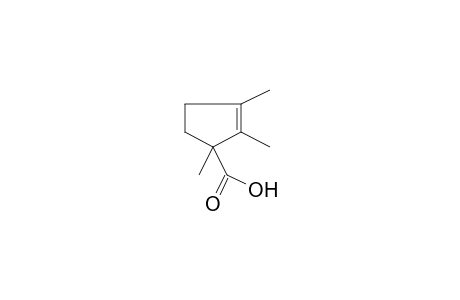 2-Cyclopentene-1-carboxylic acid, 1,2,3-trimethyl-