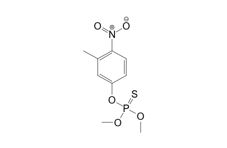 phosphorothioic acid, O,O-dimethyl O-4-nitro-m-tolyl ester