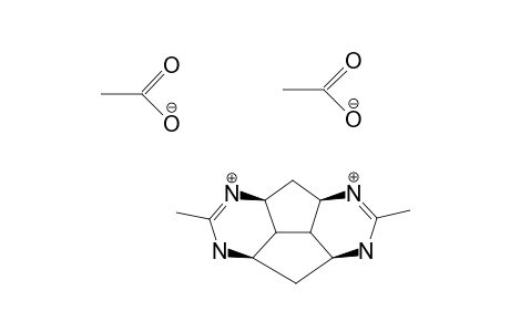 3,9-DIMETHYL-2,4,8,10-TETRAAZATETRACYCLO-[9.2.1.0(5,13).0(7,12)]-TETRADECA-2,8-DIENYLIUM-DIACETATE