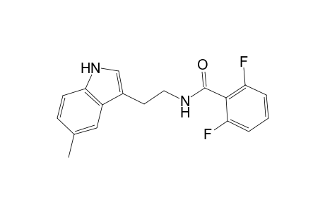 2,6-difluoro-N-[2-(5-methyl-1H-indol-3-yl)ethyl]benzamide