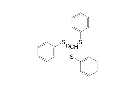 Tris(phenylthio)[13C]methane