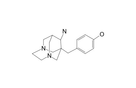 9-Amino-1-(4-hydroxyphenylmethyl)-3,6-diazahomoadamantane