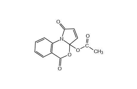 3a-hydroxy-5H-pyrrolo[1,2-a][3,1]benzoxazine-1,5(3aH)-dione, acetate