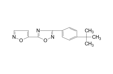 3-(p-tert-butylphenyl)-5-(5-isoxazolyl)-1,2,4-oxadiazole