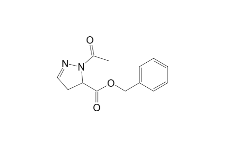 (phenylmethyl) 2-ethanoyl-3,4-dihydropyrazole-3-carboxylate