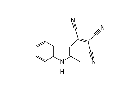 2-METHYLINDOLE-3-ETHENETRICARBONITRILE