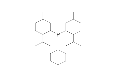 Phosphine, cyclohexylbis[5-methyl-2-(1-methylethyl)cyclohexyl]-