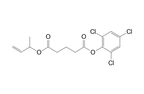 Glutaric acid, but-3-en-2-yl 2,4,6-trichlorophenyl ester