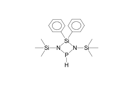 1,3-BIS(TRIMETHYLSILYL)-4,4-DIPHENYL-1,3-DIAZA-2-PHOSPHA-4-SILACYCLOBUTANE