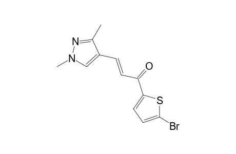 (2E)-1-(5-bromo-2-thienyl)-3-(1,3-dimethyl-1H-pyrazol-4-yl)-2-propen-1-one