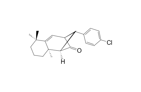 11-EXO-PARA-CHLOROPHENYL-1,7,7-TRIMETHYL-TRICYCLO-[4.4.0.1(2,4)]-UNDEC-5-EN-3-ONE