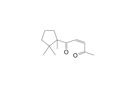 (2Z)-1-(1,2,2-Trimethylcyclopentyl)-2-pentene-1,4-dione