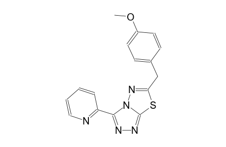 [1,2,4]triazolo[3,4-b][1,3,4]thiadiazole, 6-[(4-methoxyphenyl)methyl]-3-(2-pyridinyl)-