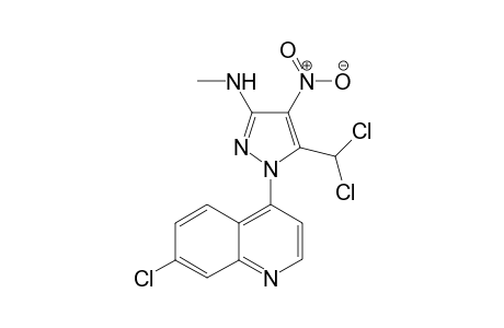 1-(7-chloroquinolin-4-yl)-5-(dichloromethyl)-N-methyl-4-nitro-1H-pyrazol-3-amine