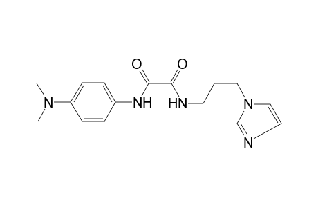 Oxamide, N-[3-(1-imidazolyl)propyl]-N'-(4-dimethylaminophenyl)-