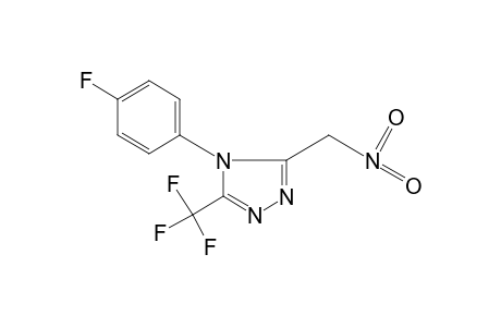 4-(p-FLUOROPHENYL)-3-(NITROMETHYL)-5-(TRIFLUOROMETHYL)-4H-1,2,4-TRIAZOLE