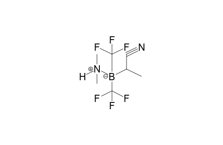 Propanenitrile, 2-[dimethylamine(N-B)bis(trifluoromethyl)boryl]-