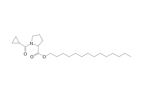 L-Proline, N-(cyclopropylcarbonyl)-, tetradecyl ester