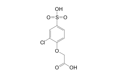 (2-Chloro-4-sulfophenoxy)acetic acid