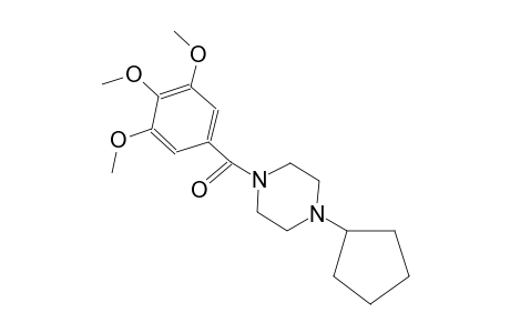 1-cyclopentyl-4-(3,4,5-trimethoxybenzoyl)piperazine