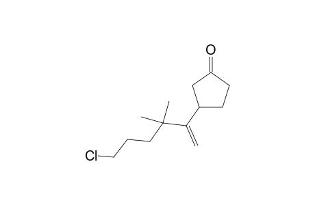 3-(5'-Chloro)-2',2'-dimethyl-1'-methylidenepentyl}cyclopentanone