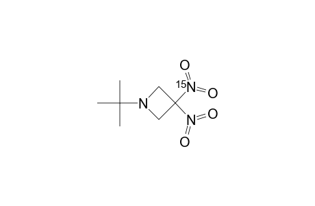 1-TERT.-BUTYL-3,3-DINITRO-(15)-N(1)-AZETIDINE