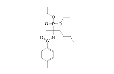 (S(S),R)-(+)-O,O-DIETHYL-N-(PARA-TOLUENESULFINYL)-2-AMINO-2-N-BUTYLETHYL-PHOSPHONATE