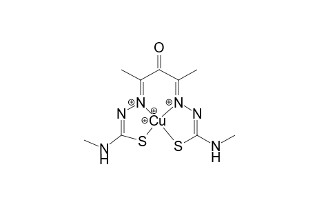 2,4-Dimethyl-7,11-dimethylamino-1,5,6,12-tetraaza-8,10-dithia-9-coppertricyclo[6.3.1.0(5,9)]dodeca-1,4,6,11-tetraen-3-one