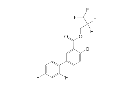 Diflunisal, 2,2,3,3-tetrafluoro-1-propyl ester