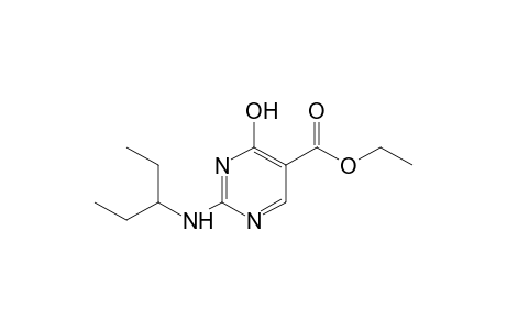 2-[(1-ethylpropyl)amino]-4-hydroxy-5-pyrimidinecarboxylic acid, ethyl ester