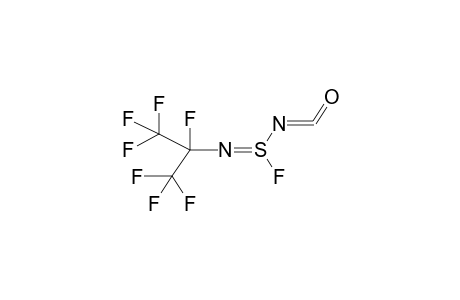 N-HEPTAFLUOROISOPROPYLIMINO(ISOCYANATO)SULPHUR FLUORIDE