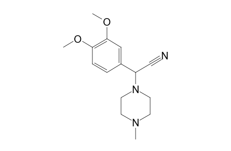 2-(3,4-Dimethoxyphenyl)-2-(4-methylpiperazin-1-yl)acetonitrile