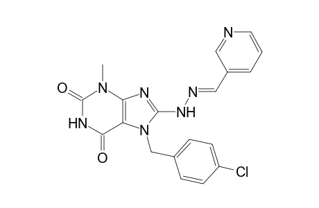 nicotinaldehyde [7-(4-chlorobenzyl)-3-methyl-2,6-dioxo-2,3,6,7-tetrahydro-1H-purin-8-yl]hydrazone