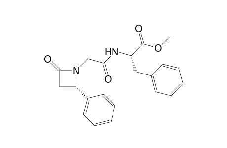 [2-(<S>-2'-Oxo-4'-phenylazetidin-1'-yl)acetyl]-L-phenylalanine - methyl ester
