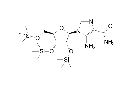 5-Amino-1-beta-D-ribofuranosyl-imidazole-4-carboxamide 3TMS