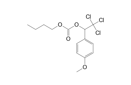 Butyl 1-(4-methoxyphenyl)-2,2,2-trichloroethyl carbonate