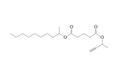 Glutaric acid, but-3-yn-2-yl 2-decyl ester