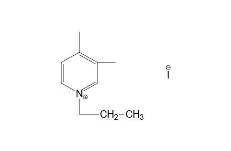 3,4-dimethyl-1-propylpyridinium iodide