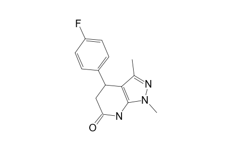 4-(4-Fluorophenyl)-1,3-dimethyl-4H,5H,7H-pyrazolo[3,4-B]pyridin-6-one