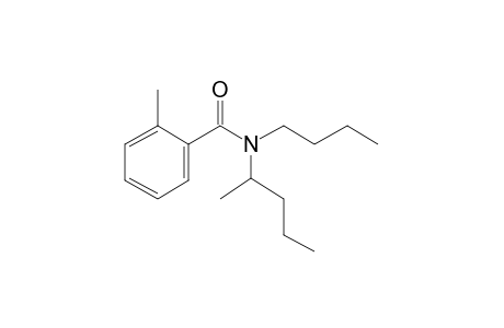 Benzamide, 2-methyl-N-(2-pentyl)-N-butyl-