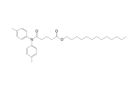 Glutaric acid, monoamide, N,N-di(4-methylphenyl)-, tridecyl ester