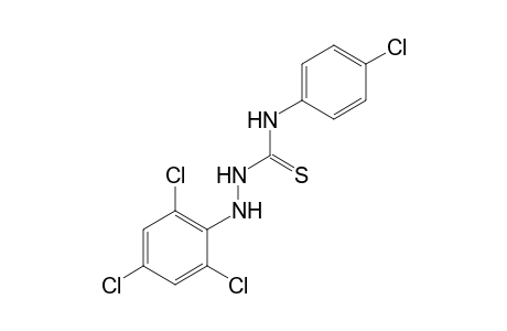 4-(p-chlorophenyl)-3-thio-1-(2,4,6-trichlorophenyl)semicarbazide