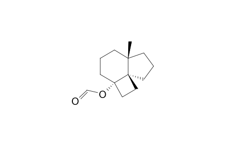 Formic acid (2aS*,,5aS*,8aR*)-5a-Methyl-octahydro-cyclobuta[d]inden-2a-yl ester